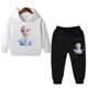 thumbnail image 3 of Ropa de primavera para niños, suéter de manga larga con capucha y pantalón de Frozen Elsa para niñas, conjuntos de 2 piezas, ropa para niñas pequeñas, 3 of 5