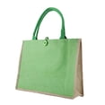 thumbnail image 2 of Bolso Tote Zulema Algodón Bloque de Color Verde, 2 of 8