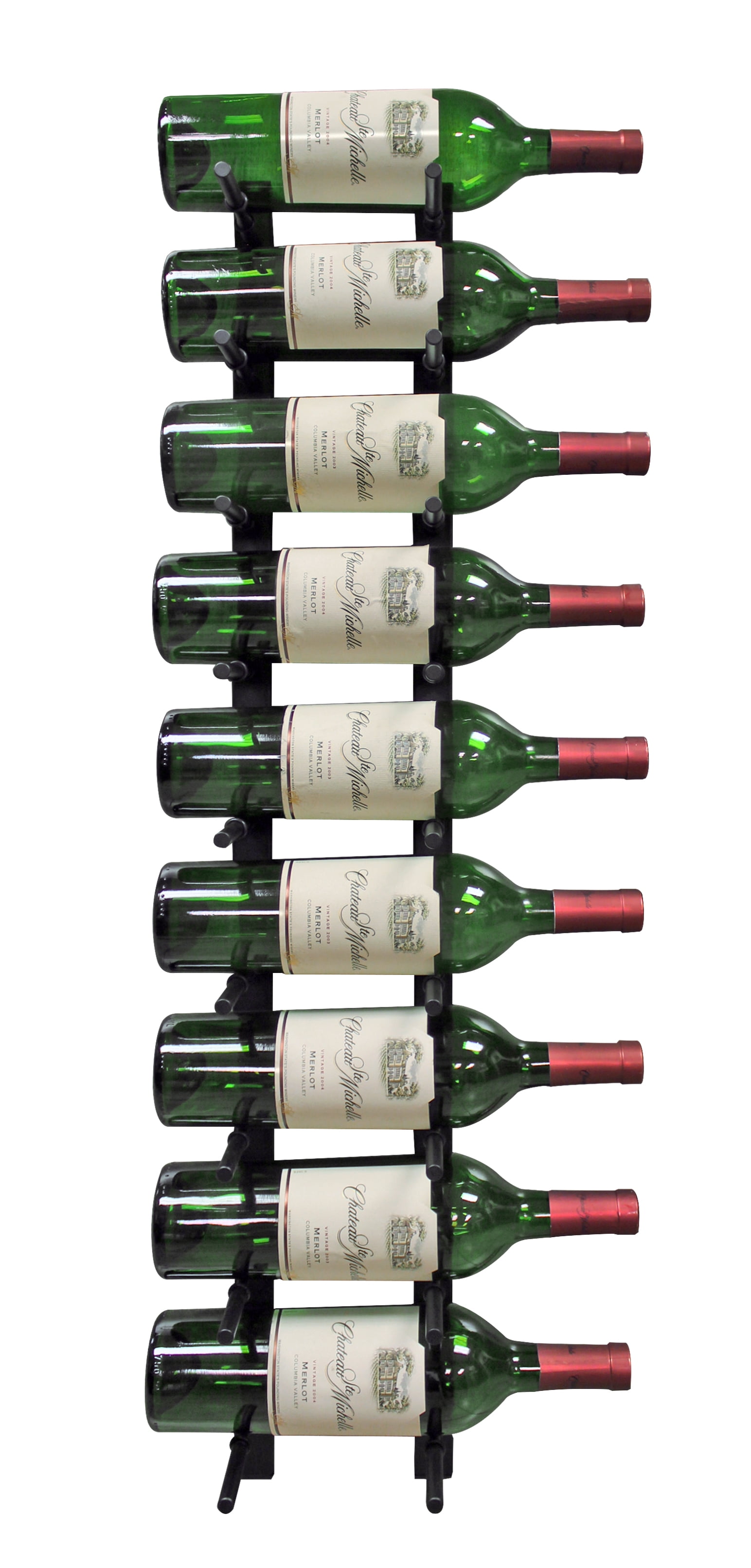 Epicureanist 9 Bottle Wall Mounted Wine Rack