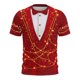 thumbnail image 2 of Xuyuer Valentine's Day Women's Tshirts Holiday Party Funny Costume 3D Print Funny Tuxedo Graphic T-Shirt Novelty Short Sleeve Crewneck Shirt Circus Costume Showman T-Shir, 2 of 9