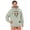 Dark Green, variant on Men Pet Pouch Sweatshirts Oversized Long Sleeve Zip Large Pocket Sweatshirt Animal Holder Pullover Tops White 2XL