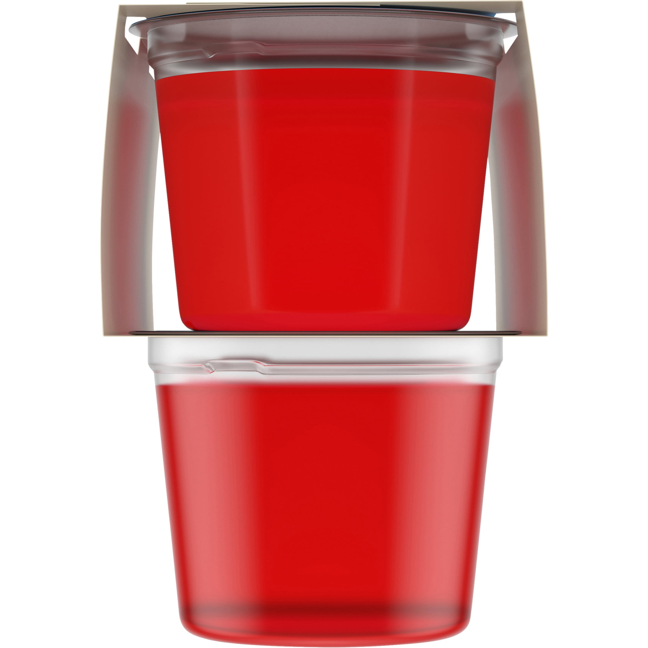 Kool-Aid Gels Cherry Jell-O Gelatin Snacks, 4 Ct Cups