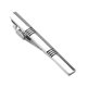 thumbnail image 4 of 2x - Clip de Plateado para Hombre, Clásico, con Cierre de Barra, Accesorios para de Negocios - Plata 2 Yuyangstore clip de corbata de plata, 4 of 7