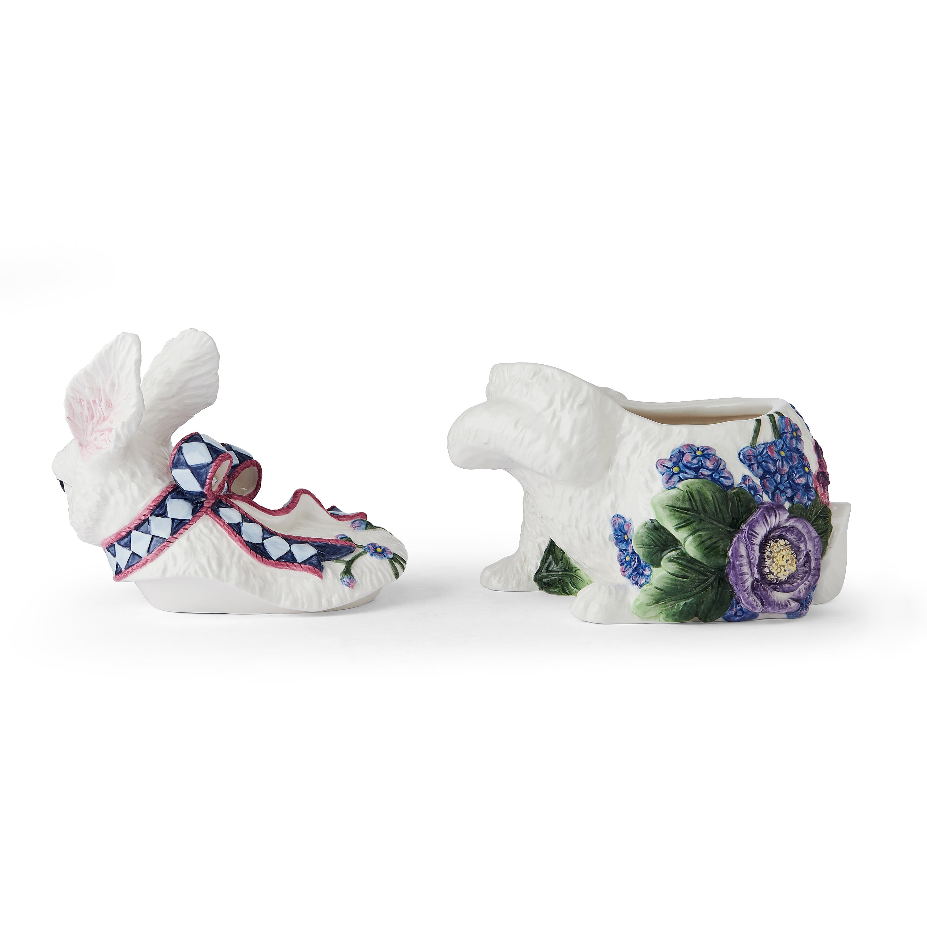 Fitz and Floyd Jardin Rabbit 10 3/4 in Cookie Jar