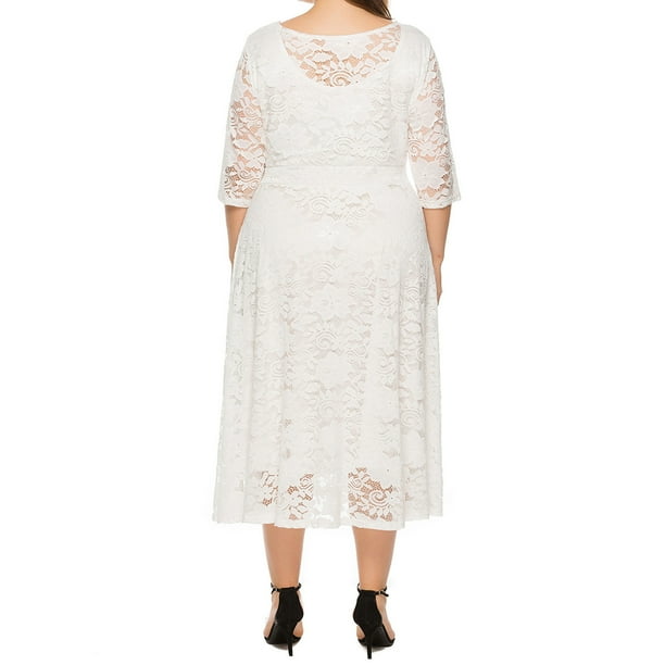 Lace dress with pockets cheap