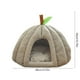 thumbnail image 3 of Camas para gatos, carpas para gatos, camas para perros, cueva semicerrada para gatos con bolas de peluche, suave y cómoda, con tapete lavable y desmontable, productos para mascotas., 3 of 5