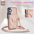 thumbnail image 4 of 9 DIGITAL Leather Credit Card Slot Wallet Cell Phone Case Samsung Galaxy A14/M14 5G, Rose gold, 4 of 14