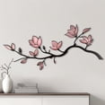 thumbnail image 3 of Magnolia Branch Floral Metal Wall Art Sculpture Decorative Wall Decor, 3 of 8