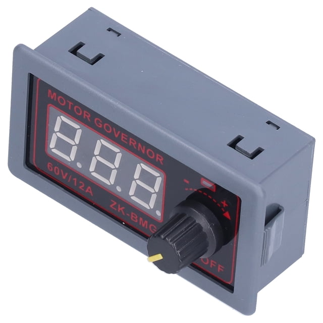 Speed Controller, DC Motor Controller 60V 12A 500W Start-stop Button Design For Electronic Equipment For Control Motors For Automation Equipment ANGGREK DC Motor Speed Controller