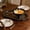 A, variant on Orangide Decorative Serving Tray Round Black Coffee Table Candy Tray Upscale Snack Plate Holder For Living Room Sofa Side Table Home Decor Accessory