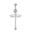 thumbnail image 2 of QQTDFG Faux Fake Belly Rings Anti-allergy Belly Button Ring Body-4, 2 of 5
