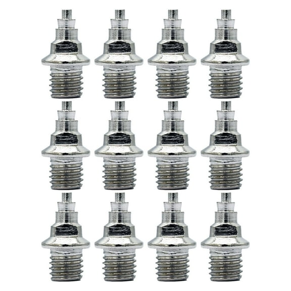 12 Pieces Track Spikes Alloy Steel Spikes Durable for Track Shoes Replacement Spikes for Running Backpacking Climbing Jogging