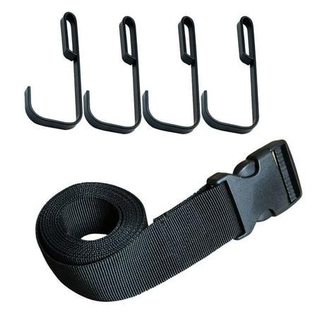 Fixlove Strap Gear Hangers Multi-Hook Accessory Holder for Hunting Gears Bow Tree Saddle Binoculars Hunting Accessories Wide Hangers