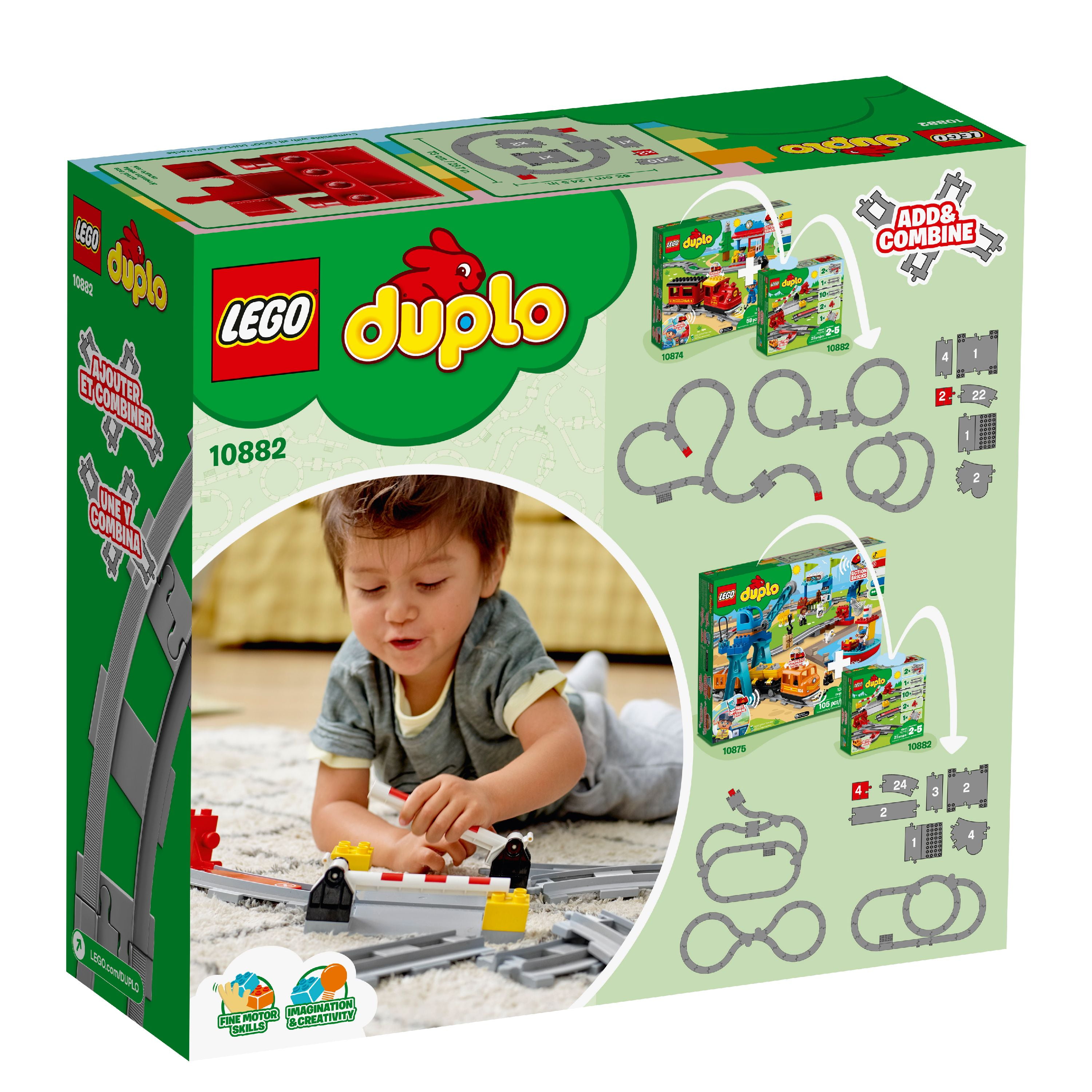 duplo train track set