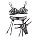 thumbnail image 1 of Gibobby Lencería sexy para mujer Baby Doll Mujer Sexy Color Negro Mono Sensual y Elegante Fina Lenceria para Dama(Negro, G), 1 of 5