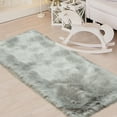 thumbnail image 2 of REGALWOVEN Faux Fur Area Rug Shaggy Floor Mat, Light Gray 2x5 feet Rectangle, 2 of 8
