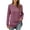 382-Purple, variant on Ounisa Women's Long Sleeve Thermal Shirt Light Fleece Tops Spring 2025 Crew Neck Casual Basic T-Shirts for Women