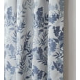 thumbnail image 3 of Inspired Surroundings Single Jacquard Window Panel, Isabelle - Blue, 3 of 5