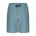 thumbnail image 2 of Mgmyaa Men's Pajama Shorts Lounge Shorts Elastic Waist Sleepwear Pants with Pockets, 2 of 4