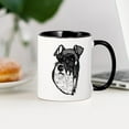thumbnail image 3 of CafePress - Miniature Schnauzer - 11 oz Ceramic Mug - Novelty Coffee Tea Cup, 3 of 4