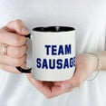 thumbnail image 3 of CafePress - Team SAUSAGE Mug - 11 oz Ceramic Mug - Novelty Coffee Tea Cup, 3 of 3