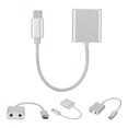 thumbnail image 3 of Sound Card, Premium Material Plug And Play 3.5mm Sound Card  For Tablet For Phone For Notebook, 3 of 8