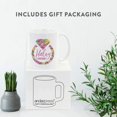 thumbnail image 4 of CTDream Wedding Party Personalized 11oz. Coffee Mug Gift, Haley Flowergirl, Tropical Monstera Palm Leaves Bright Colors, 1-Pack, Custom Birthday Present Ideas, 4 of 6