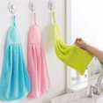 thumbnail image 1 of serony 1pcs Hot Kitchen Towel Hanging Kitchen Dish Cloths Cleaning Drying Hand Towel Green, 1 of 8