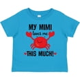 thumbnail image 3 of Inktastic Mimi Loves Me Grandson Boys or Girls Toddler T-Shirt, 3 of 5