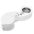 thumbnail image 5 of 40X Illuminated Magnifying Glass LED Portable Aluminum Alloy HD High Transmission Reading Magnifier, 5 of 5