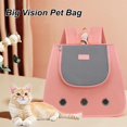 thumbnail image 4 of Wekity Pet Outing Backpack,Cat Backpacks for Carrying,Dog Carrier Backpack,Fully Ventilated Mesh Adjustable Portable Backpack,Pet Backpack for Traveling,Dog Carrier Bag for Hiking Walking Cycling-0619, 4 of 5