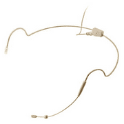 AVTronics Headworn AVT2EELC Dual Earpiece Microphone- Cocoa, Compatible with Electro-Voice for superb audio with added stability and comfort.