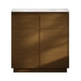 thumbnail image 6 of St. Tropez 36" Freestanding Bathroom Vanity in Brown Oak with Sink Top, 6 of 9