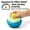 Yellow, variant on HBYJLZYG TPR Shaved Ice Decompression Toy, Slow Rebound Anxiety Relief Toy, Portable Sensory Play Toy for Kids & Adults, Non-Toxic Food-Shaped Fidget Toy