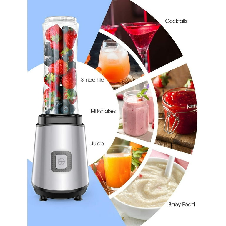 Homgeek Portable Blender For Shakes And Smoothies 400w Juice Maker