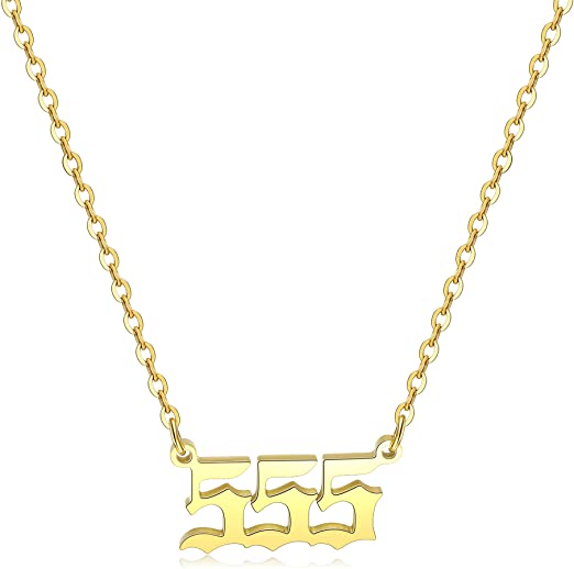 Angel Number Necklace For Women，Dainty 