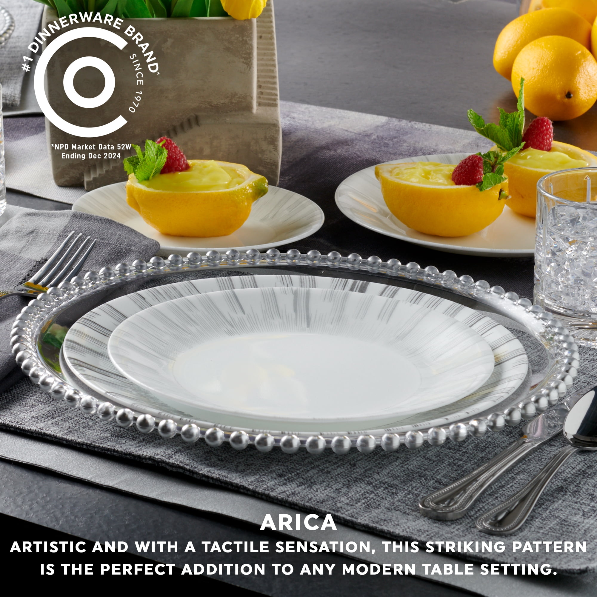Corelle Arica 8.5" Glass Salad Plate
