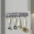 thumbnail image 4 of Kitchen Utensil Hanger | Pot And Pan Organizer Hooks Adhesive No Punching Pot And Pan Cabinet Organizer Hooks For Clothes Umbrellas(Black), 4 of 5