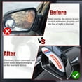 thumbnail image 3 of 2x Sport Auto Car Rear View Side Mirror Rain Board Sun Visor Eyebrow Guard White, 3 of 6