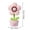 Yellow, variant on Summer Desktop Fan with USB Rechargeable Battery, Silent Operation and Soft LED Lighting, Cute Flower Design Ideal for Summer Desk, Bedroom Night Light, and Gift, Sky Blue