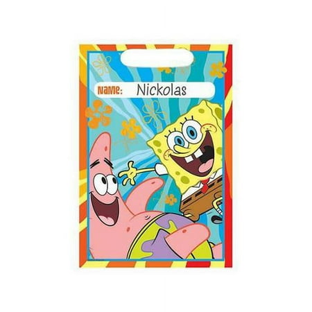 SpongeBob Loot Bags (8-pack) - Party Supplies