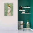 thumbnail image 6 of Epic Graffiti 'Girl In White ' by Vincent Van Gogh, Giclee Canvas Wall Art, 26"x40", 6 of 8