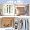 thumbnail image 5 of Curtain Rod, Shower Curtain Rod, 41.3-74.8" Adjustable Curtain Rods for Windows No Drilling, Adjustable Curtain Rods for Windows, Suit for Window, Kitchen, Closet, Doorway, 5 of 6