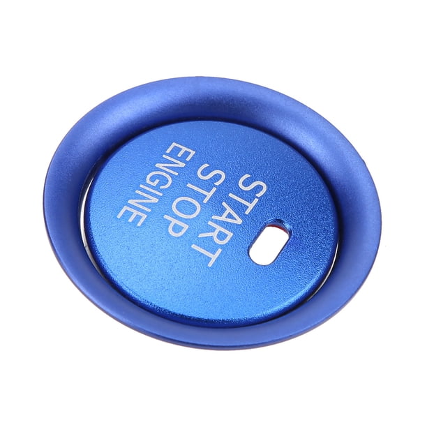 Anillo de botón de encendido, botón de arranque y parada de encendido del motor, moldura de diseño interior del automóvil, diseño personalizado