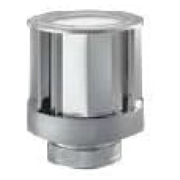 DirectVent Pro 5x8 Direct Vent Pipe - Galvanized Aluminum - High Wind Series - 5 Inch x 8 Inch Venting - Appliance Venting System