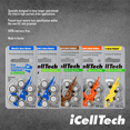 thumbnail image 5 of 10 Packs (60 Batteries) iCellTech Size 312 Hearing Aid Batteries! 60 Batteries, 5 of 5