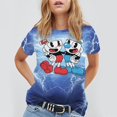 thumbnail image 3 of Cuphead T-Shirts for Men Women, Anime Short Shirts, Unisex Short Sleeve Tops, Crew Neck Tee Shirts, S-4XL, 3 of 8