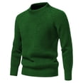 thumbnail image 5 of LYSMORA Men's Crew Neck Raglan Ribbed Knit Sweater Long Sleeve Pullover Top for Daily Commute City Stroll Fall Winter Casual Outing, 5 of 5