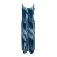 thumbnail image 4 of Fesfesfes Jumpsuit for Women Casual Boho Stripe Print Pocket Romper Long Playsuit Strap Jumpsuit, 4 of 5