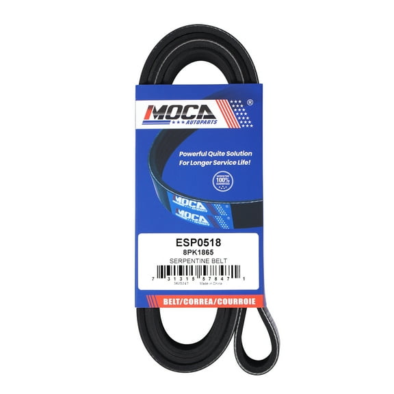 MOCA AUTOPARTS 8PK1865 Serpentine Belt Fit for 2009-2011 Toyota Tundra 5.7L